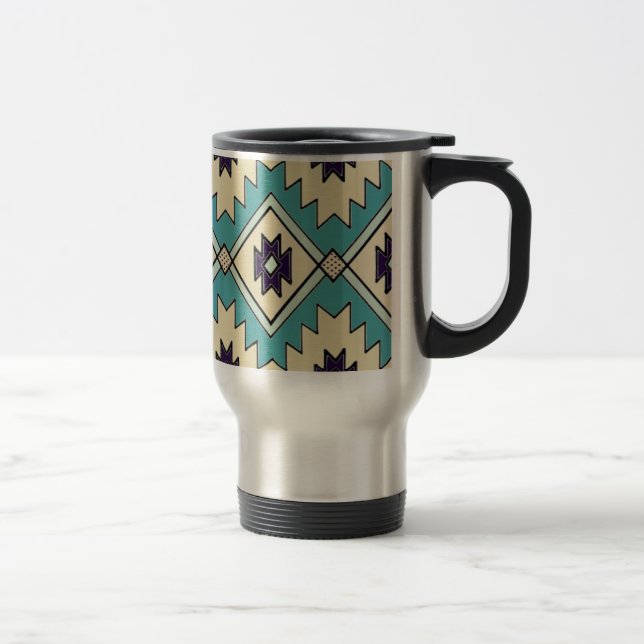 Infödd hövdingmönstertravel mug resemugg (Höger)