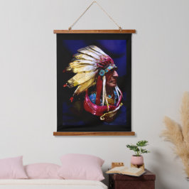 Infödd "Hunkpapa hövding" original konst