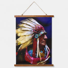 Infödd "Hunkpapa" hövding original konst