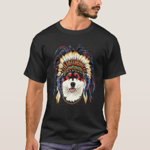 Infödd Indian Alaska Malamute Infödd T Shirt