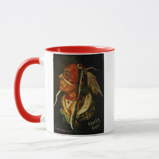 Infödd "Kaw" mugg