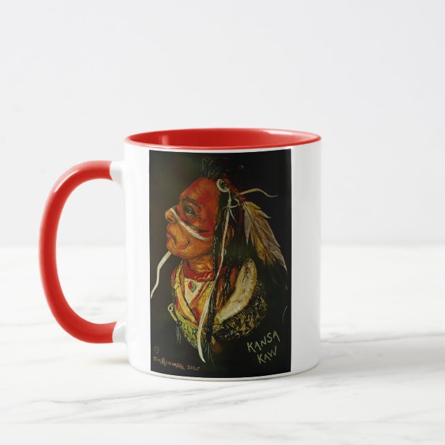 Infödd "Kaw" mugg (Vänster)