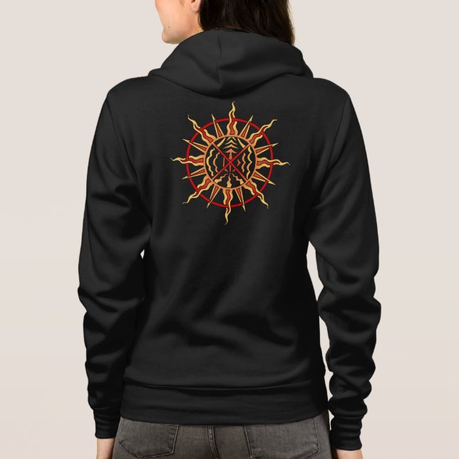 Infödd Konst Jacka Mäns Tribalanda Jackor Gåva T-shirt (Baksida)
