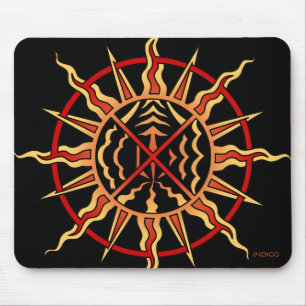 Infödd konst Mousepad för första nationMousepad Musmatta