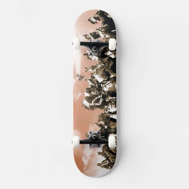Infödd krigareSkateboard Mini Skateboard Bräda 18,5 Cm (Framsida)