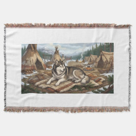 Infödd Malamute Filt