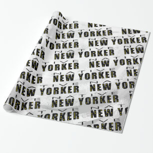 Infödd New York-bo Mönster Presentpapper