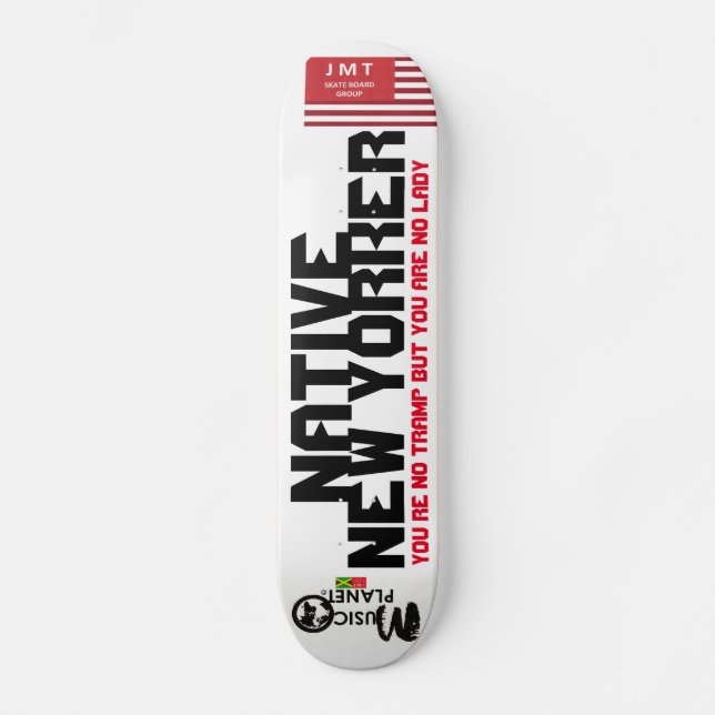 INFÖDD NEW YORKARE Skateboard (Framsida)
