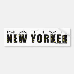 Infödd ny Yorker bildekal