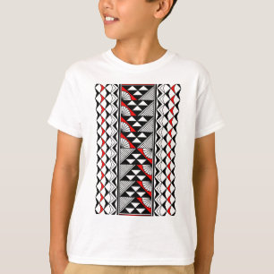 Infödd Sol och regn i Röd T Shirt