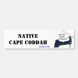 Infödd udd Coddah Bumpah Stickah Bildekal