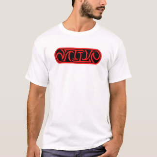 INFÖDDA Ambigram (svart/rött) Tee