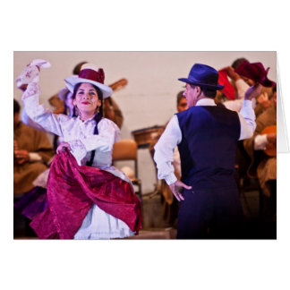 Infödda dansare i Cusco 2 Hälsningskort