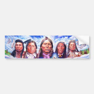 Infödda indian-chefer bildekal