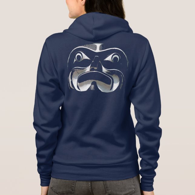 Infödda konstjackorkvinna första jacka för t-shirt (Baksida)