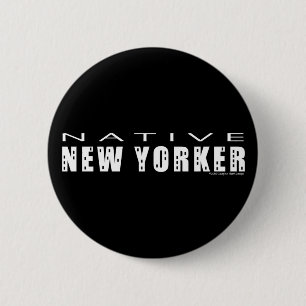 Infödda nya Yorker_Button Knapp