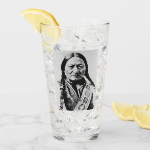 Inföding amerikan: Lakota Sitting Bull Fort Buford Glaskopp