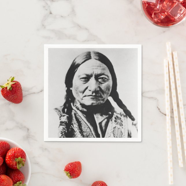 Inföding: Lakota Sitting Bull Fort Buford Pappersservett (Insitu)