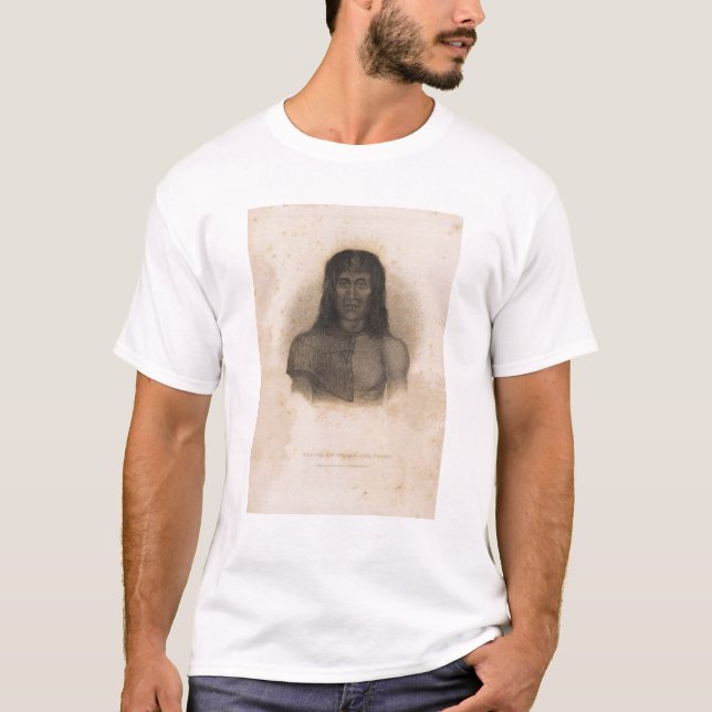 Inföding, Terra del Fuego, Argentina och Chile T-shirt (Framsida)