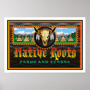 Infödingen rotar affischen poster