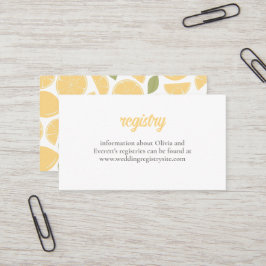 Infoga citron Inbjudningskort för möhippan