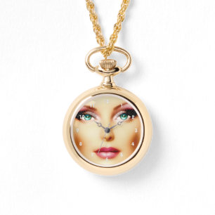 Infoga din egen bild Lättmärkt DIY Wraparound Guld Armbandsur