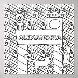 Infoga din namnfärgningssida poster