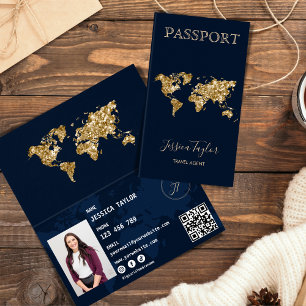 Infoga foto för passet i Agent Visitkort