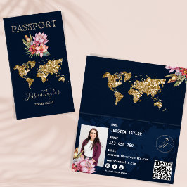 Infoga foto för passet i Agent Visitkort