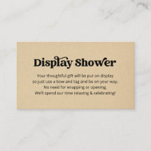 Infoga inbjudan till visning Shower