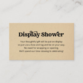 Infoga inbjudan till visning Shower