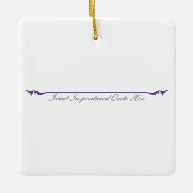 Infoga inspirationsoffert här - Lila Julgransprydnad Keramik (Framsida)