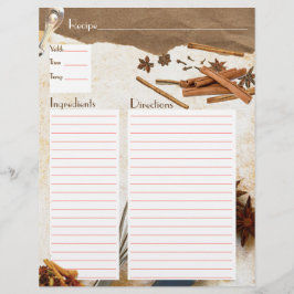 Infoga kanel- och kryddrecept