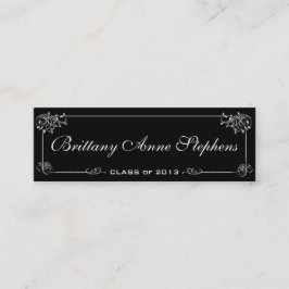 Infoga kort för elegant Studenten Namn