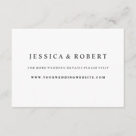 Infoga kort för Svartvitt Bröllop-webbplats