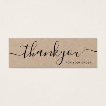 Infoga minimal Rustic Kraft-Tack