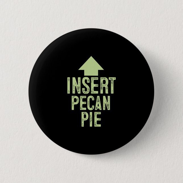 Infoga Pecan Paj Funny Thanksgiving Peka Pil Knapp (Framsida)