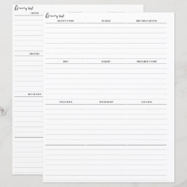 Infoga sidor i livsmedel-lista