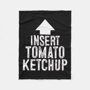 Infoga tomatketchup Halloween pekande pil till  Fleecefilt