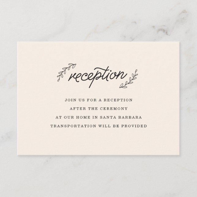 Infoga Wildblommemottagning Tilläggskort (Framsida)