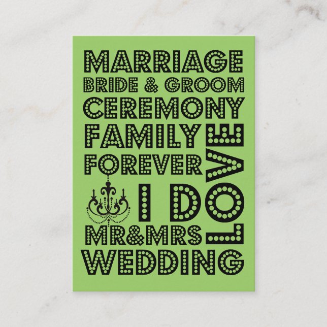 Infogningskort för Vegas Stil bröllopsinbjudan Tilläggskort (Framsida)