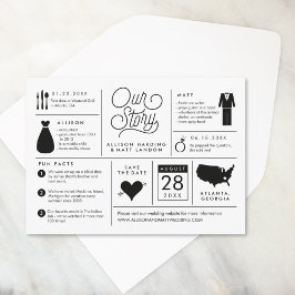 Infografik Spara meddelande om datum för Förlovnin