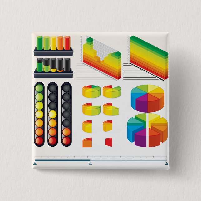 Infographic Elements and Data Visualization Knapp (Framsida)