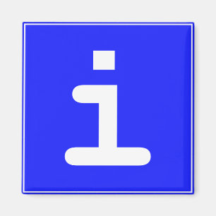 Infopoint symbol magnet
