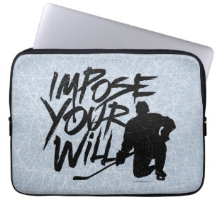 Inför din vilja (Hockey) Laptop Sleeve