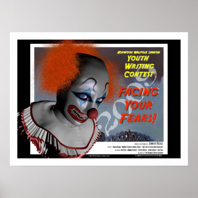 Inför dina farhågor Poster "09 Youth Writing Tävli (Framsidan)