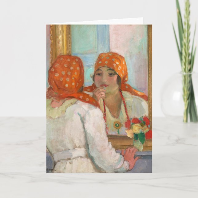 Inför Spegel | Henri Lebasque Kort (Framsida)