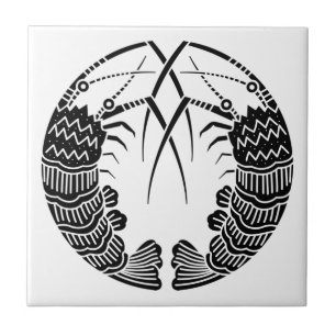 Inför spinnhummer Decorative Tiles Kakelplatta