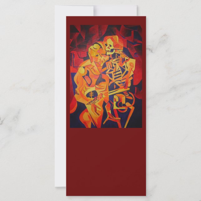 Införande av dödsfärgad geometrisk konst (Framsida)