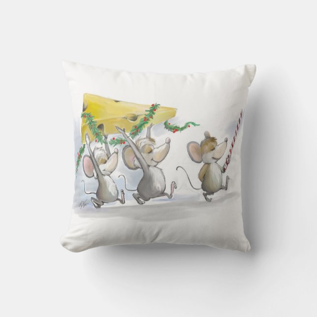 Införande av julklapp kudde (Framsida)